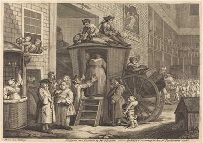 La diligence, ou la cour de l