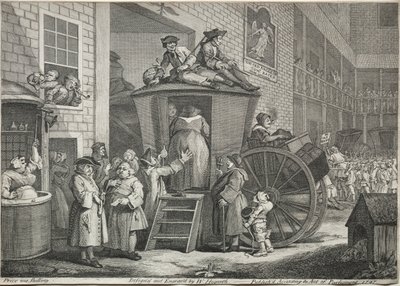 La diligence - William Hogarth