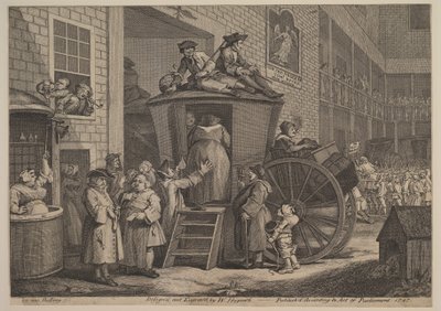 La diligence, ou la cour de l