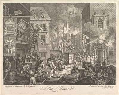 Les Temps, Planche 1, 7 septembre 1762 - William Hogarth