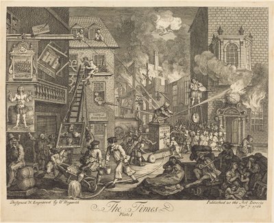 Les Temps, pl.1 - William Hogarth