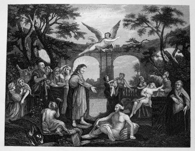 La piscine de Bethesda - William Hogarth