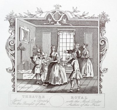 Théâtre Royal; Drury Lane; Londres - William Hogarth
