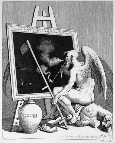 Le temps fumant une image - William Hogarth