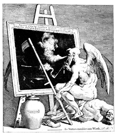 Le temps fumant une image, 1761 - William Hogarth