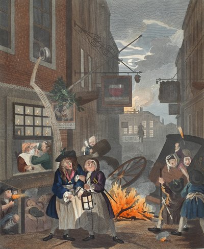 Heures de la journée, Nuit, illustration de 