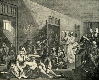 Traitement des fous, 1733, 1925 - William Hogarth