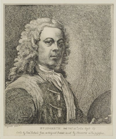 William Hogarth, gravé par Samuel Ireland, vers 1786 - William Hogarth