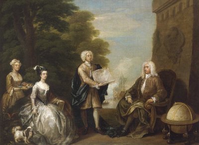Woodes Rogers et sa famille - William Hogarth