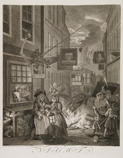 fr : Les quatre moments de la journée : La nuit - William Hogarth