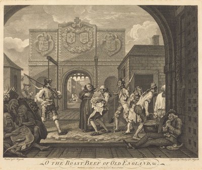La Porte de Calais, ou Le Rosbif de la vieille Angleterre - William Hogarth and Charles Mosley