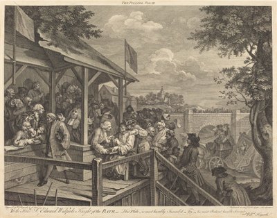 Le vote - William Hogarth and Francois Morellon de La Cave