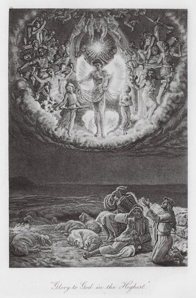 "Gloire à Dieu au plus haut des cieux" - William Holman (after) Hunt