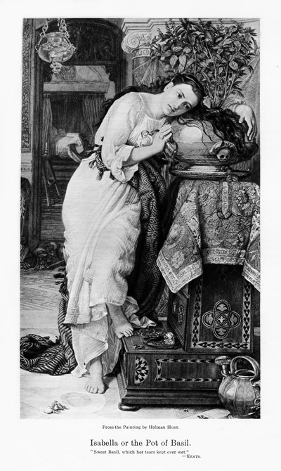 Isabella et le pot de basilic, vers 1867 - William Holman Hunt