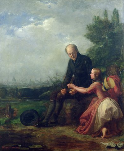 La petite Nell et son grand-père - William Holman Hunt