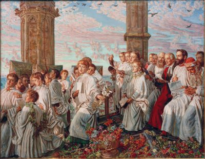 Jour de mai à la tour de la Madeleine - William Holman Hunt