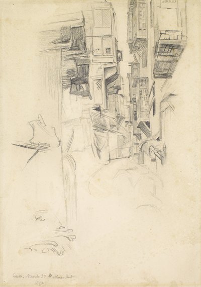 Scène de rue, Le Caire - William Holman Hunt
