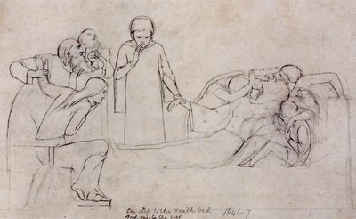 Études pour les figures du Docteur, des Pleureuses et de Minerve, 1846 - William Holman Hunt