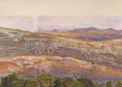 La mer Morte depuis Siloam - William Holman Hunt
