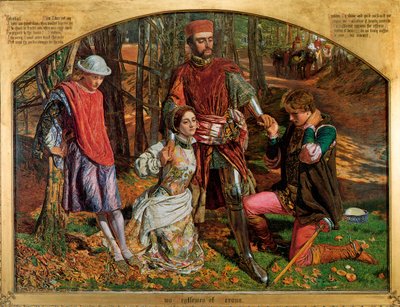 Valentine sauvant Sylvia de Proteus, 1851 - William Holman Hunt