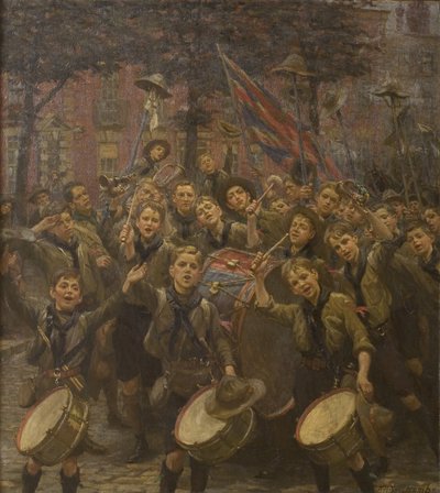 Acclamant le chef scout, Dowry Square, Hotwells - William Holt Yates Titcomb