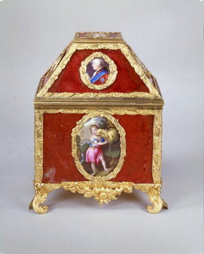Coffret George III contenant une montre à verge dans le style de James Cox, vers 1770 - William Hopkins Craft