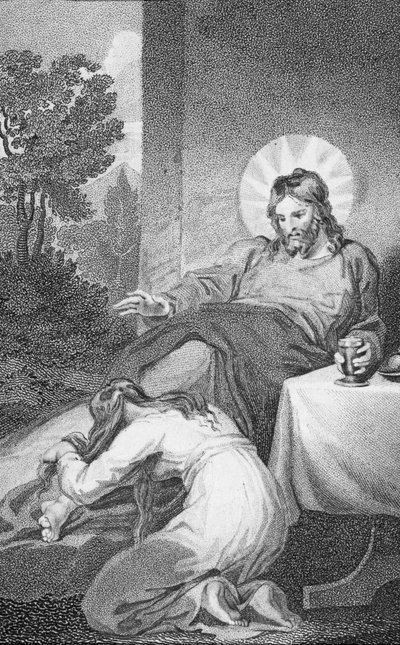 Marie oignant les pieds du Sauveur, de 
