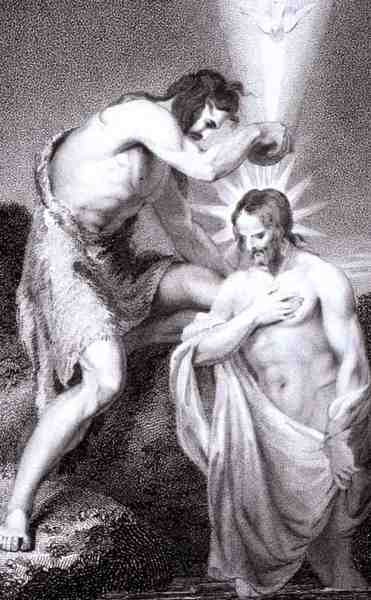 Saint Jean baptisant le Christ, de 
