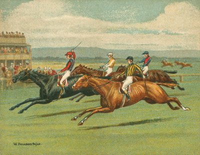 Courses historiques et modernes, courses plates, cheval - William Hounsom Byles