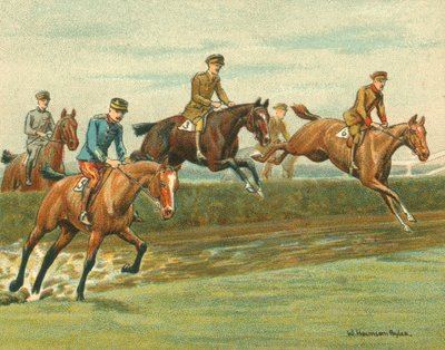 Courses Historiques et Modernes, Steeple-Chases pour Officiers Alliés - William Hounsom Byles