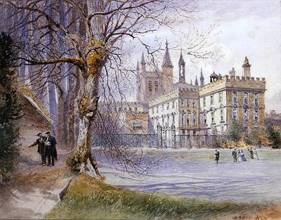 Nouveau Collège depuis les jardins du Collège - William Hull
