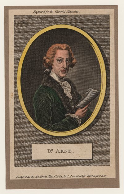 Dr. Arne, 1784 - William Humphrey