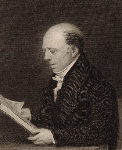 Portrait de Vincent Novello 1781-1861, 1830 - William Humphrys