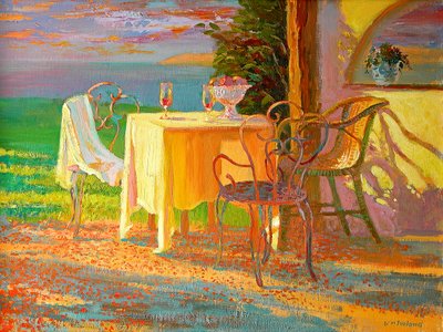 Terrasse du soir, 2003 - William Ireland