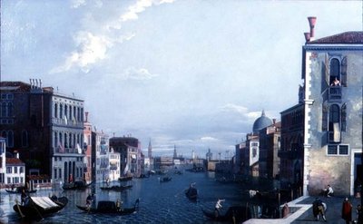 Le Grand Canal en direction de la Dogana et du Palais des Doges - William James