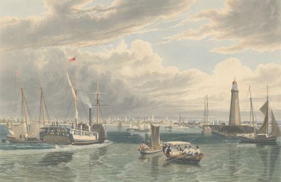 Buffalo, depuis le Lac Érié - William James Bennett