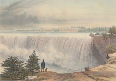 Chutes du Niagara depuis Table Rock - William James Bennett