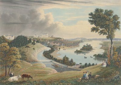 Richmond : Depuis la Colline au-dessus des Usines à Eau - William James Bennett