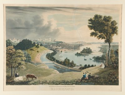 Vue de Richmond - William James Bennett
