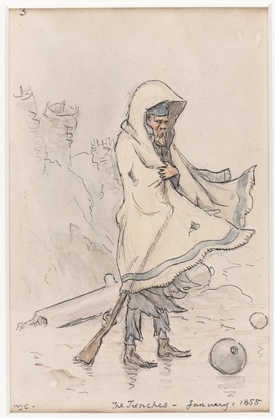 Les tranchées, janvier 1855 - William James Colville