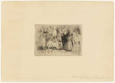 Chez la couturière - William James Glackens