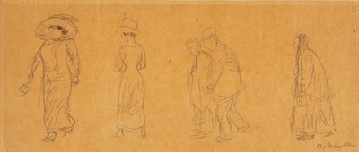 Cinq figures - William James Glackens
