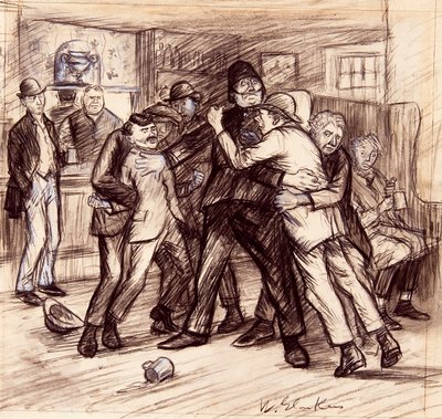 Il nous a fallu quatre pour les séparer - William James Glackens