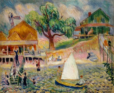 Le Cottage Vert, Bellport, Long Island, vers 1911-1916 - William James Glackens