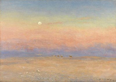 Caravane dans le désert, 1900 - William James Laidlay