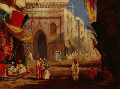 Une rue au Caire - William James Muller