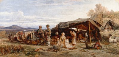 Un campement dans le désert, c.1844-45 - William James Muller