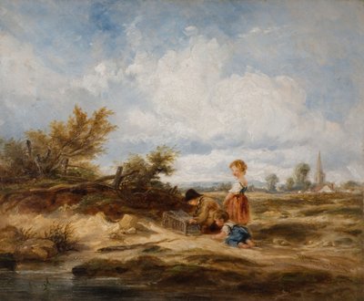 Hampstead Heath - Le piège à oiseaux - William James Muller