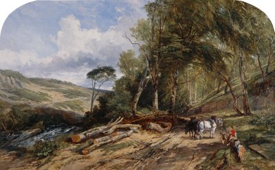 Transport de bois - William James Muller