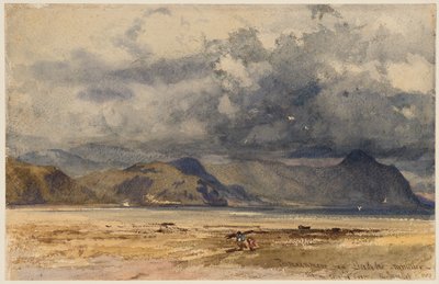 Penmaenmawr depuis Llandudno - William James Muller